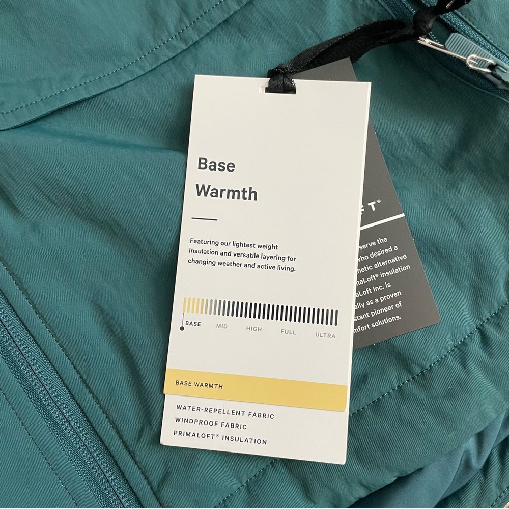 NWT Lululemon Always Effortless Insulated Jacket Green Jasper Size 4 - Picture 8 of 14